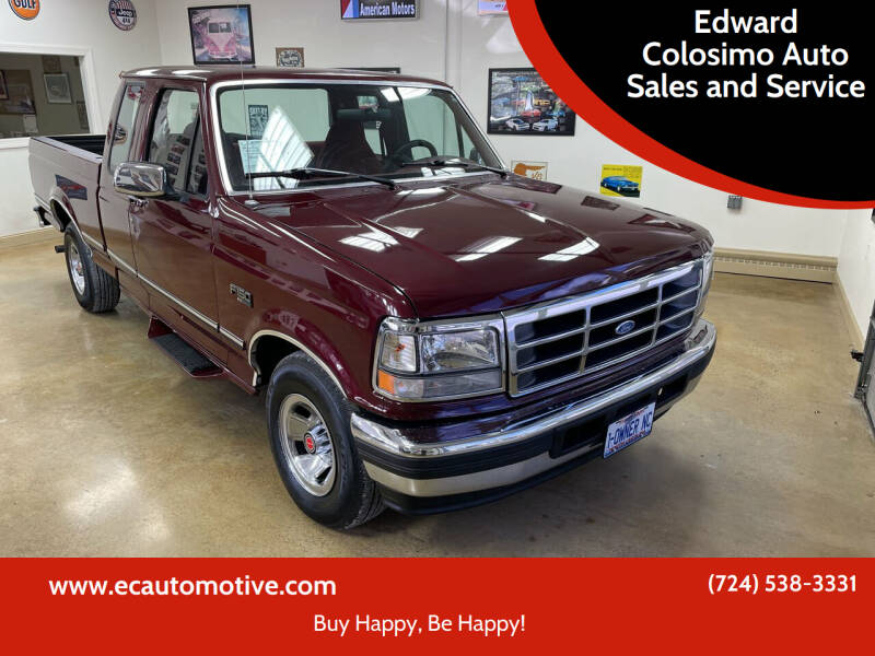1996 Ford F-150 for sale at Edward Colosimo Auto Sales and Service in Evans City PA