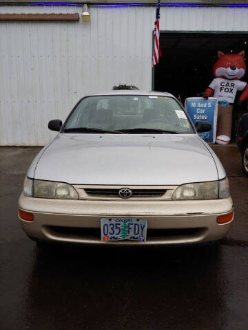 1997 Toyota Corolla for sale at M AND S CAR SALES LLC in Independence OR