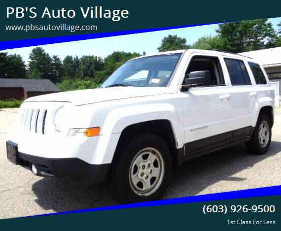 2014 Jeep Patriot for sale at PB'S Auto Village in Hampton Falls NH