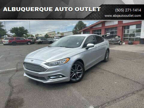 2017 Ford Fusion for sale at ALBUQUERQUE AUTO OUTLET in Albuquerque NM
