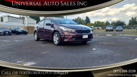 2017 Kia Forte for sale at Universal Auto Sales Inc in Salem OR