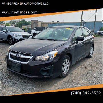 2012 Subaru Impreza for sale at WINEGARDNER AUTOMOTIVE LLC in New Lexington OH