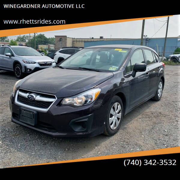 2012 Subaru Impreza for sale at WINEGARDNER AUTOMOTIVE LLC in New Lexington OH