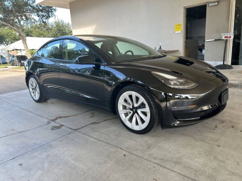 Used 2023 Tesla Model 3 Base with VIN 5YJ3E1EA5PF446842 for sale in Davie, FL