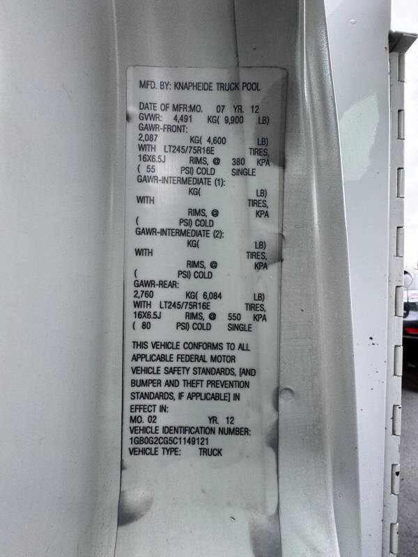 2012 Chevrolet Express 3500