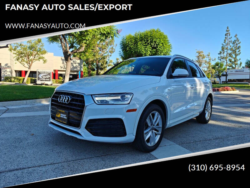 2018 Audi Q3 for sale at FANASY AUTO SALES/EXPORT in Yorba Linda CA