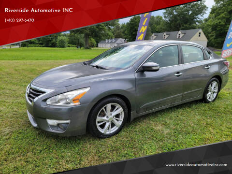 2015 Nissan Altima for sale at Riverside Automotive INC in Aberdeen MD