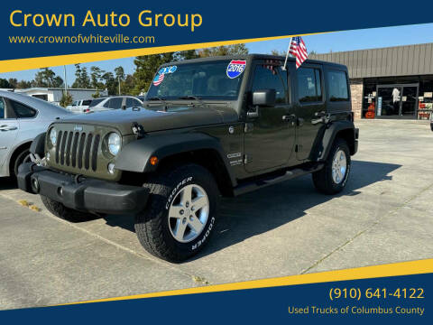 2016 Jeep Wrangler Unlimited for sale at Crown Auto Group in Whiteville NC