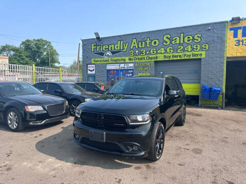 2018 Dodge Durango for sale at Friendly Auto Sales in Detroit MI