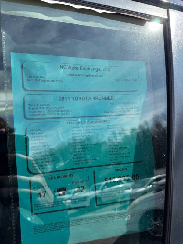 2011 Toyota 4Runner Trail