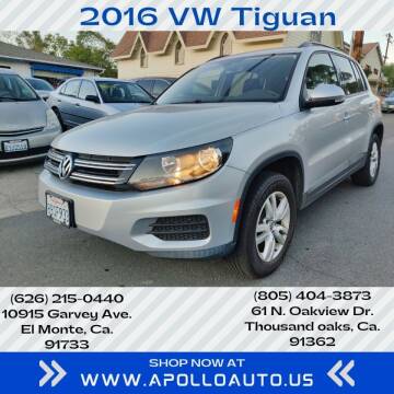 2016 Volkswagen Tiguan for sale at Apollo Auto El Monte in El Monte CA