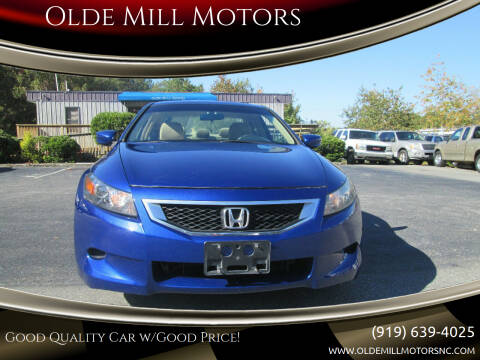 2008 Honda Accord for sale at Olde Mill Motors in Angier NC