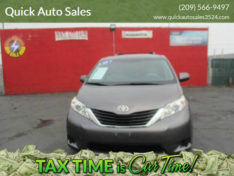 2014 Toyota Sienna for sale at Quick Auto Sales in Ceres CA