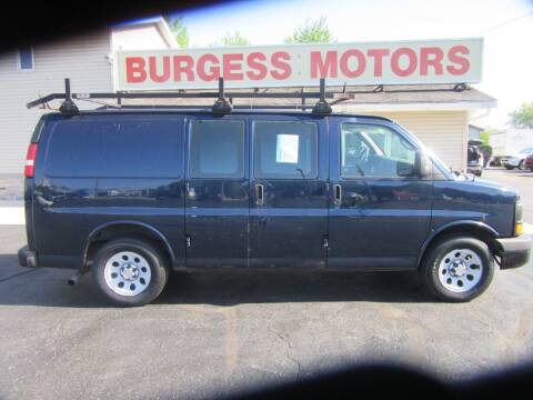 2010 Chevrolet Express for sale at Burgess Motors Inc in Michigan City IN
