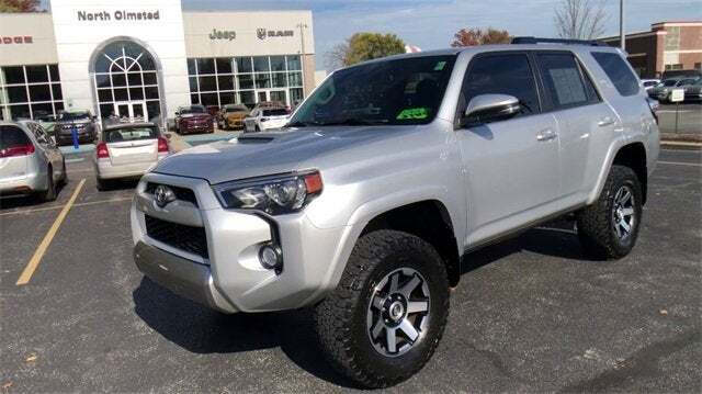 Used 2019 Toyota 4Runner TRF Off-Road Premium with VIN JTEBU5JR6K5647205 for sale in North Olmsted, OH