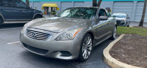 2008 Infiniti G37 Coupe for sale at Boss Automotive LLC in Davie FL