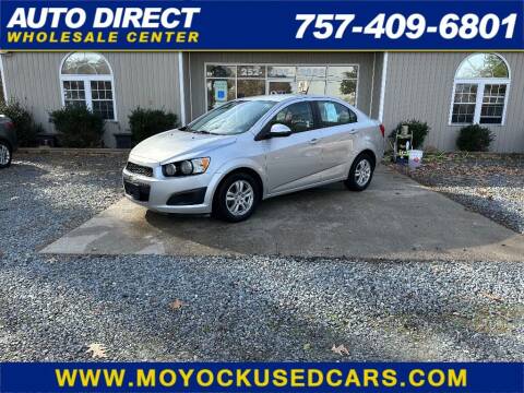 2012 Chevrolet Sonic for sale at Auto Direct Wholesale Center in Moyock NC