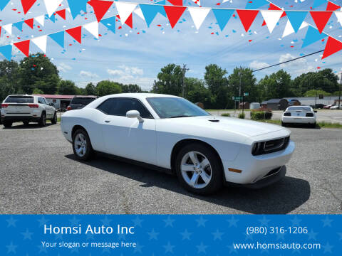 2013 Dodge Challenger for sale at Homsi Auto Inc in Kannapolis NC