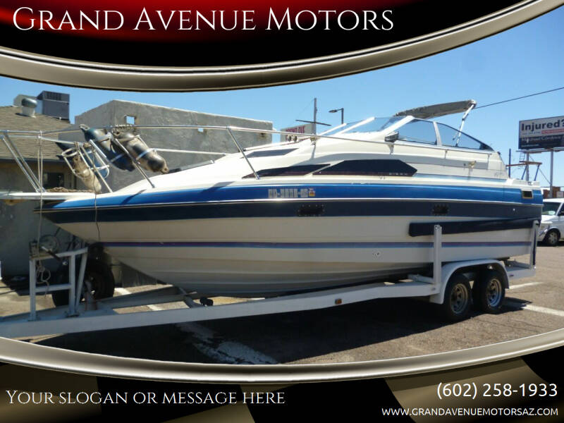 1986 Bayliner sunbridge cutty cabin for sale at Grand Avenue Motors in Phoenix AZ