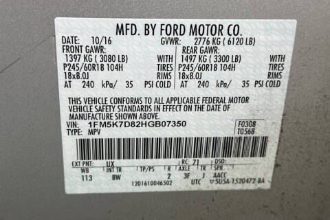 2017 Ford Explorer XLT