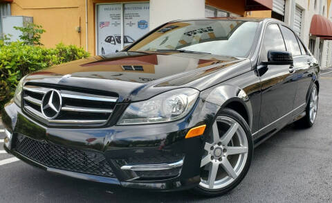 2014 Mercedes-Benz C-Class for sale at POLLO AUTO SOLUTIONS in Miami FL