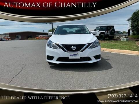2019 Nissan Sentra for sale at Automax of Chantilly in Chantilly VA