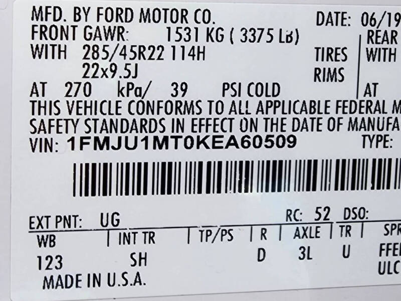 2019 Ford Expedition Platinum