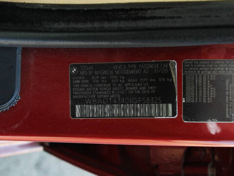 2001 BMW 5 Series 525i