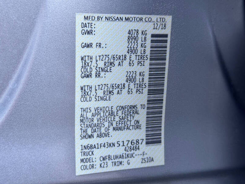 2019 Nissan Titan XD