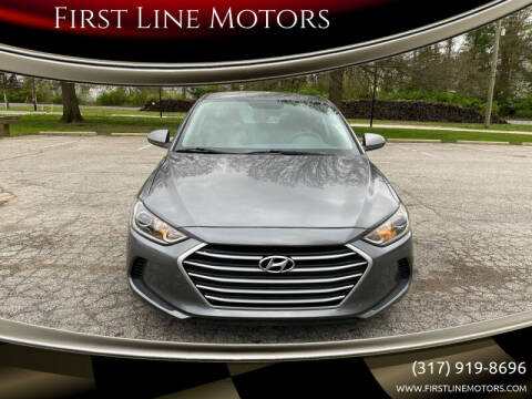 2017 Hyundai Elantra for sale at First Line Motors in Jamestown IN