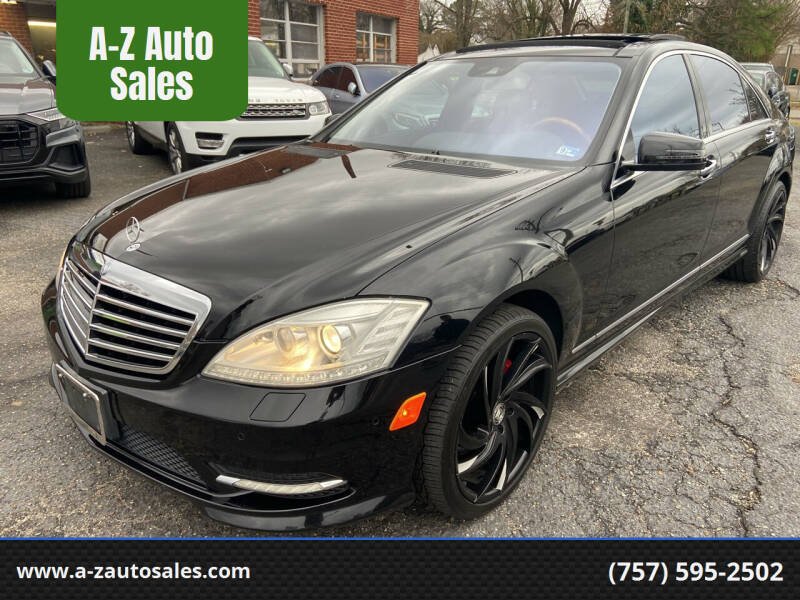 2010 Mercedes-Benz S-Class for sale at A-Z Auto Sales in Newport News VA