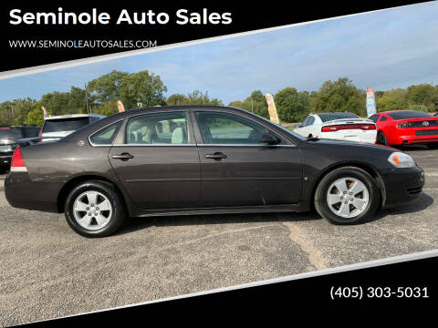 2009 Chevrolet Impala for sale at Seminole Auto Sales in Seminole OK