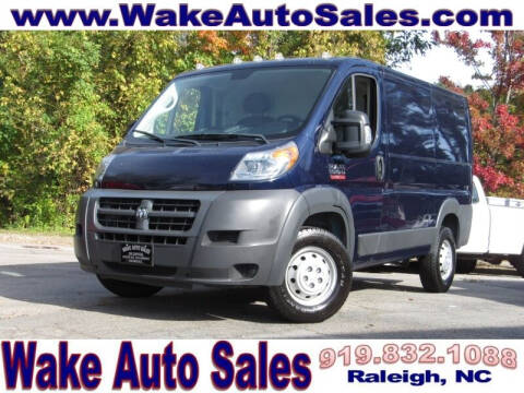 2018 RAM ProMaster for sale at Wake Auto Sales Inc in Raleigh NC