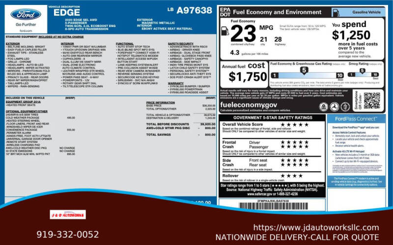 2020 Ford Edge