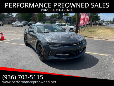 2017 Chevrolet Camaro for sale at PERFORMANCE PREOWNED SALES in Conroe TX