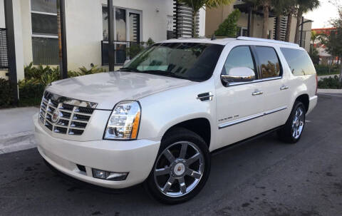 2012 Cadillac Escalade ESV for sale at FIRST FLORIDA MOTOR SPORTS in Pompano Beach FL