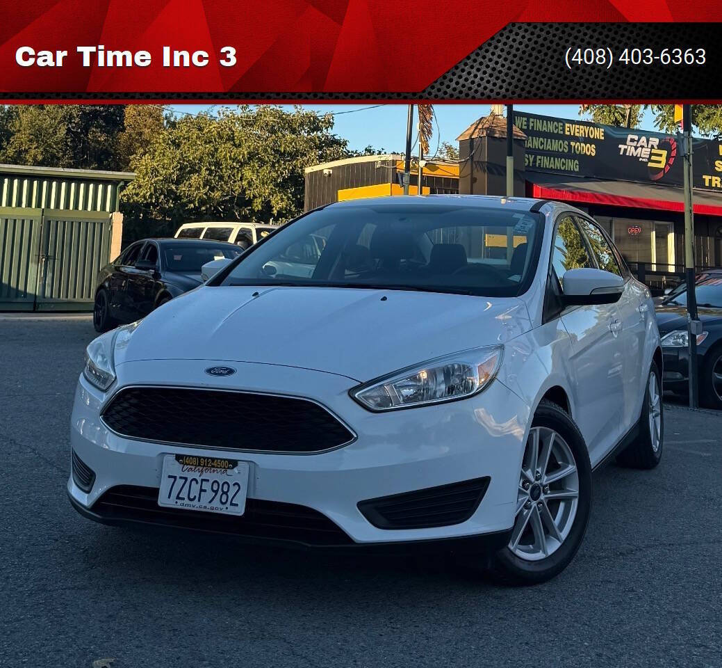 Oxford White 2017 Ford Focus Sedan Front-Wheel Drive 6-Speed Automatic