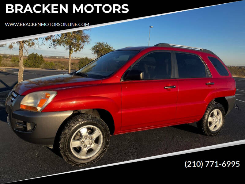 2008 Kia Sportage for sale at BRACKEN MOTORS in San Antonio TX