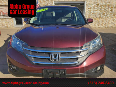 2014 Honda CR-V for sale at Alpha Group Car Leasing in Redford MI