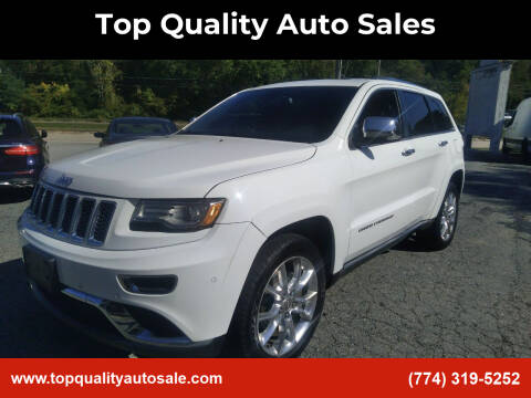 2014 Jeep Grand Cherokee for sale at Top Quality Auto Sales in Westport MA