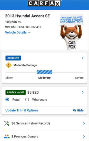 2013 Hyundai Accent SE