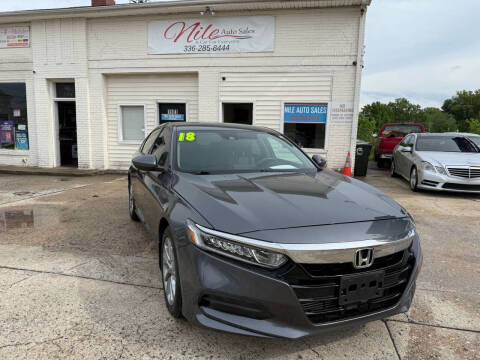 2018 Honda Accord for sale at Nile Auto Sales in Greensboro NC