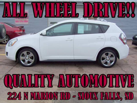 2009 Pontiac Vibe for sale at Quality Automotive in Sioux Falls SD