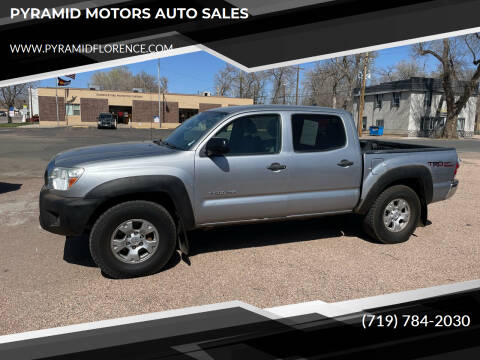 2015 Toyota Tacoma for sale at PYRAMID MOTORS AUTO SALES in Florence CO
