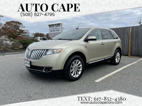 2011 Lincoln MKX for sale at Auto Cape in Hyannis MA