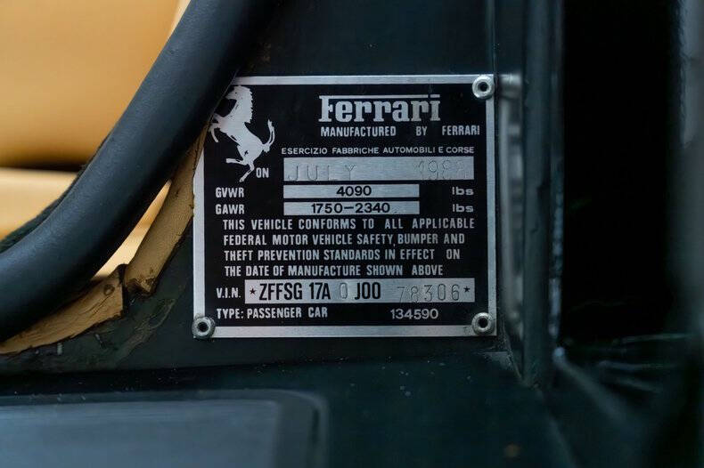 1988 Ferrari Testarossa