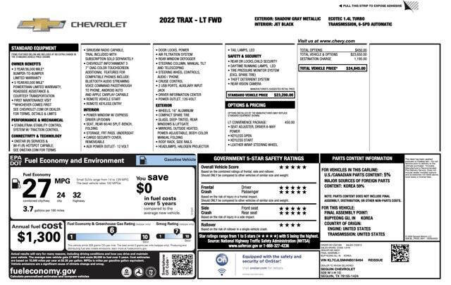 2022 Chevrolet Trax LT