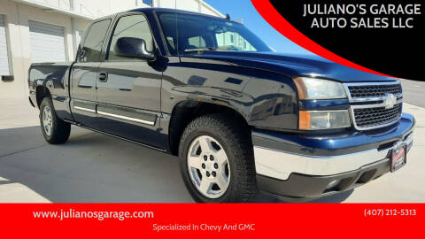 2007 Chevrolet Silverado 1500 Classic for sale at JULIANO'S GARAGE AUTO SALES in Ocoee FL