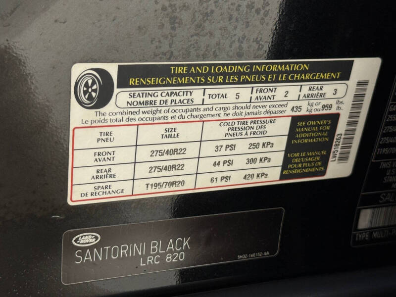 2015 Land Rover Range Rover Sport Supercharged Limited Edition