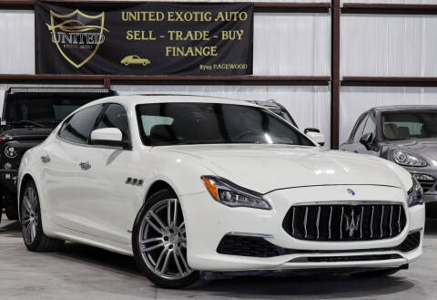 2018 Maserati Quattroporte for sale at United Exotic Auto in Houston TX